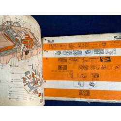 MANUEL PIECES DE RECHANGE PR700 RENAULT 8 R1130 R1132