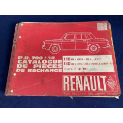 MANUEL PIECES DE RECHANGE PR700 RENAULT 8 R1130 R1132